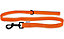 HugglePets Padded Orange 100cm x 1.9cm Weatherproof Dog Lead