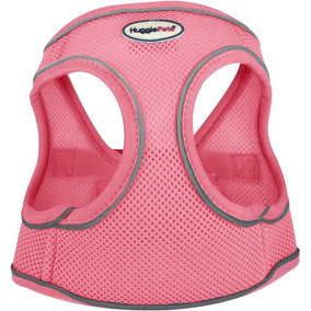HugglePets Pink Extra Small 30 - 37cm Step In Air Mesh Dog Harness