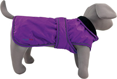 HugglePets Purple Large Arctic Armour Waterproof Thermal Dog Coat