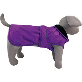 HugglePets Purple Large Arctic Armour Waterproof Thermal Dog Coat