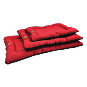 HugglePets Water-Proof Mat Large Red Dog Bed