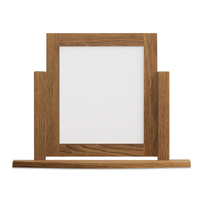 Hulbury Rustic Solid Oak Dressing Table Mirror