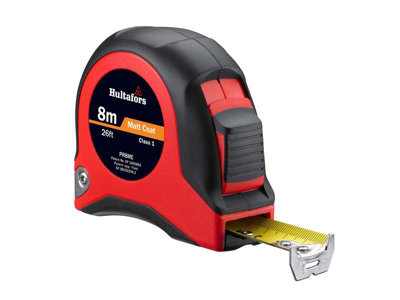 Hultafors 350323 PR8ME Short Steel Tape Measure 8m/26ft Width 25mm HUL350323