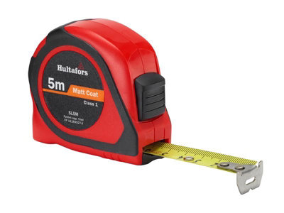 Hultafors 351203 SL5M Short Steel Tape Measure 5m Width 19mm Metric Only HUL351203