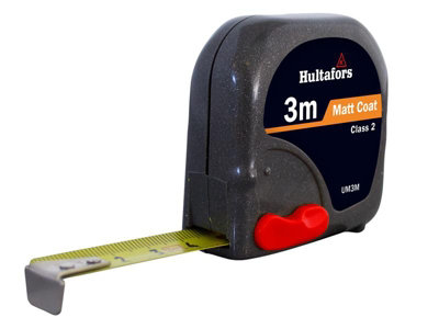 Hultafors 369003 UM3M Uni-Matic II Pocket Tape 3m (Width 16mm) (Metric only) HUL369003