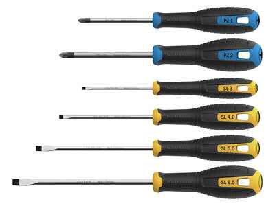 Hultafors 444415 Pozidriv & Slotted Screwdriver Set 6 Piece HUL444415