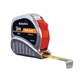 Hultafors - TM3ME Chrome Tri-Matic Pocket Tape 3m/10ft (Width 13mm)