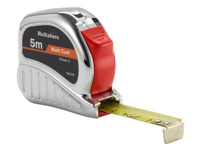 Hultafors TM5M Chrome Tri-Matic Pocket Tape Measure 5m Width 19mm HUL368103