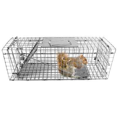 Humane Squirrel / Vermin / Animal Trap Heavy Duty Metal Cage