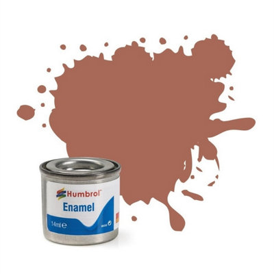 Humbrol No.113 Matt Rust Enamel Paint - 14ml Tin for Model Kits ...