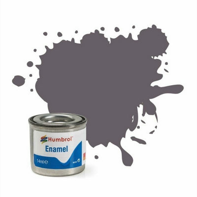 Humbrol No.79 Matt Blue Grey Enamel Paint - 14ml Tin for Model Kits ...