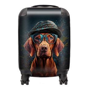 Hungarian Vizsla Dog Splashart Suitcase - Small