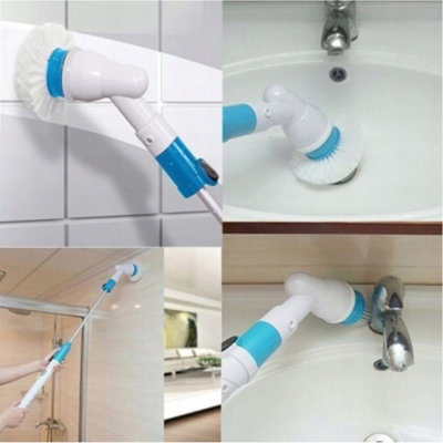 Hurricane Electric Spin Scrubber Cordless Rechargeable Power Cleaning Brush