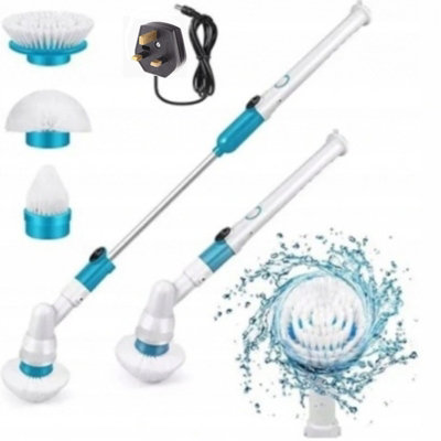 Hurricane Electric Spin Scrubber Cordless Rechargeable Power Cleaning Brush