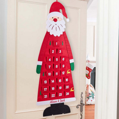 Hurry Up Santa Large Christmas Décor Advent Calendar