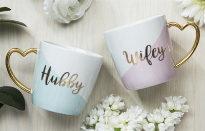 Husband and store wife mug set