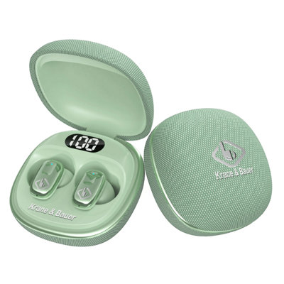 Hush II Wireless Headphones In-Ear Earbuds with Noise Reduction, Green