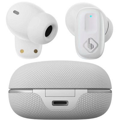 Hush II Wireless Headphones In-Ear Earbuds with Noise Reduction, White
