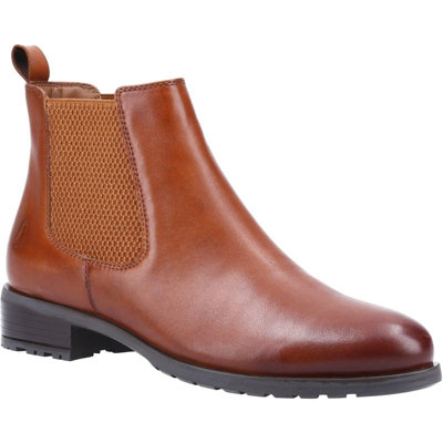 Hush Puppies Sammie women's tan leather Chelsea dealer boot