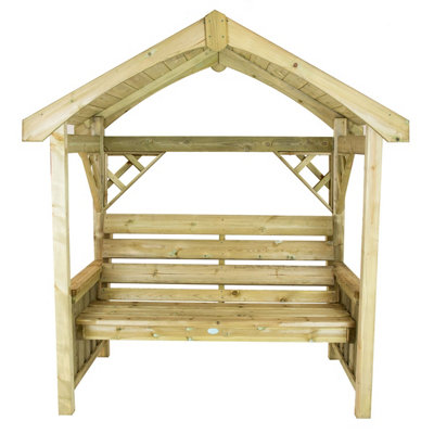 Hutton Garden Wooden British Made Herefordshire Arbour FCS Certified