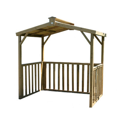 Hutton Garden Wooden British Made Purley Shelter FCS Certified