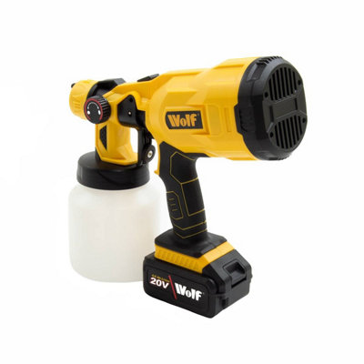 HVLP Electric Paint Sprayer Wolf 20v Cordless Spray Gun - 4