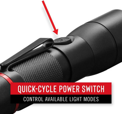 HX5 Compact Focusing Torch with pocket clip, (125 lumens), 1 x AA Battery
