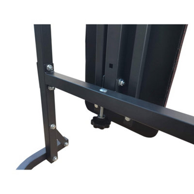 HXGN Adjustable Barbell Bench with Leg Developer for Home Workouts