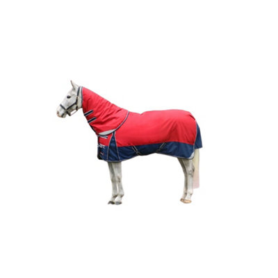 Hy DefenceX System 200 Horse Turnout Rug & Neck Cover Dark Red/Navy/Light Grey (5 6") Price Comparisons | Compare The Build