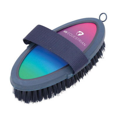 Hy Ombre Horse Body Brush Vibrant Blue (One Size)