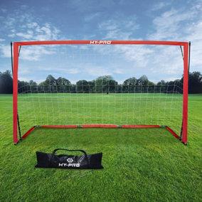 Hy-Pro 8ft x 5ft Portable Fibreglass Football Goal
