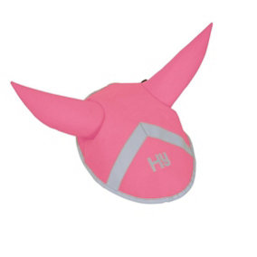 Hy Reflector Horse Ear Bonnet Pink (Full)