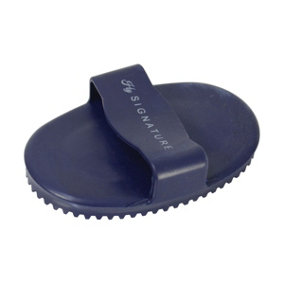 Hy Signature Horse Curry Comb Navy (One Size)