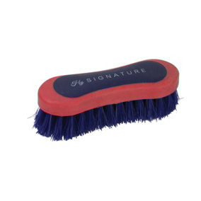 Hy Signature Horse Face Brush Navy/Red (One Size)