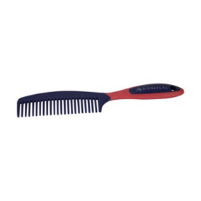 Hy Signature Horse Mane and Tail Comb Navy/Red (One Size)