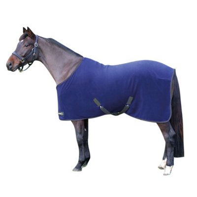 Hy StormX Original Horse Fleece Rug Navy/Grey (5) Price Comparisons | Compare The Build