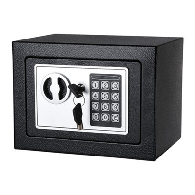 Hybrid Safe Key and Password Mechanical Lock Home Office Security Box 6L