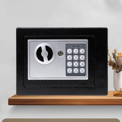 Hybrid Safe Key and Password Mechanical Lock Home Office Security Box 6L