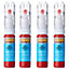 Hycote Colour Touch Up Brush Paint  Audi Laser Red 12.5ml Perfect Finish x4
