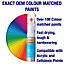 Hycote Colour Touch Up Brush Paint XCAD406 Audi Ibis White 12.5ml x2