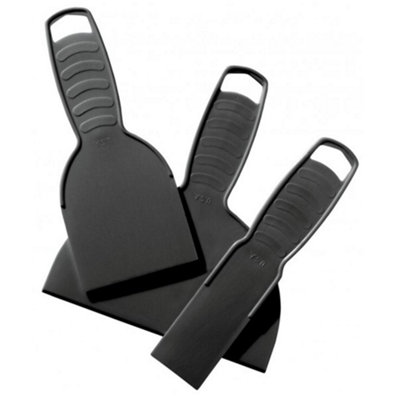 Hyde Plastic Scraper Tool - 1 3/8 Inch Wide Straight Scraper For Sealant And Caulking