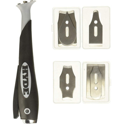 Hyde 10450 Quick Release Contour Scraper 6 Stainless Steel Blades