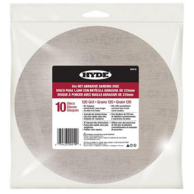 Hyde Net Abrasive Wall Sanding Discs 9" 120 Grit 10 Pack