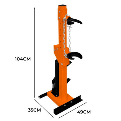 Transmotor 2-Way Adjustable Strut Shock Coil Spring Compressor - Lift Or Lower Spacer Tool