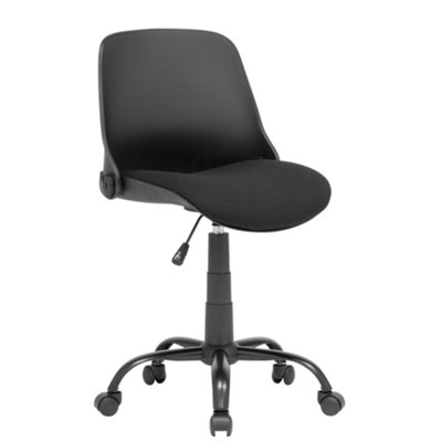Hydraulic Folding Sewing/ Office Chair-Black