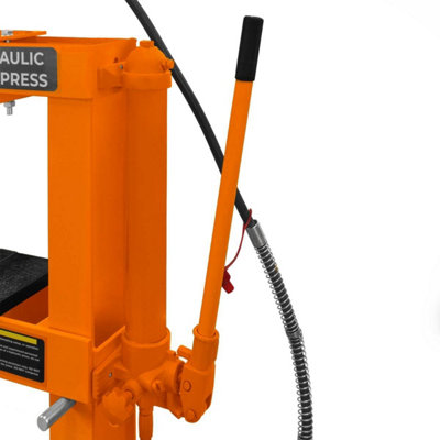Hydraulic Shop Press 10 Ton Tonne Bench Mount Pressure Gauge Workshop Garage - 7