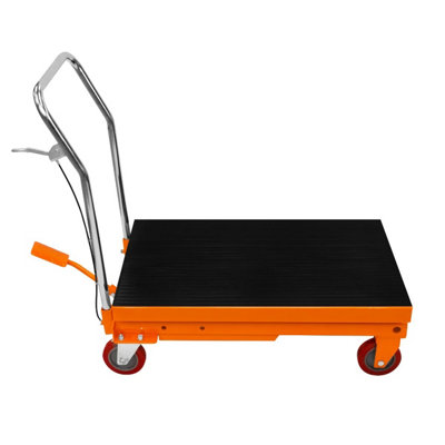 30.5" Hydraulic Lift Table 770lbs Capacity Single Scissor