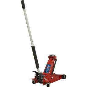 Hydraulic Trolley Jack with Foot Pedal - 3 Tonne Capacity - 460mm Max Height