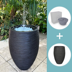 Hydria Elegant Vase Water Feature . Hydria + Capi Vase Planter - Turn Any Pot Into A Water Feature In Minute