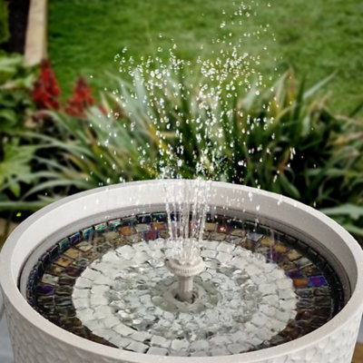 Hydria Pirene Lite Rechargeable Water Feature - White